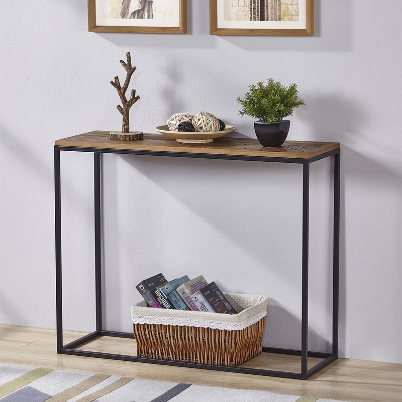 Wensum Chevron Console Table