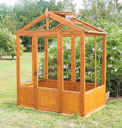 Shire Holkham 3' 10" x 6' 2" Apex Greenhouse - Classic Coated