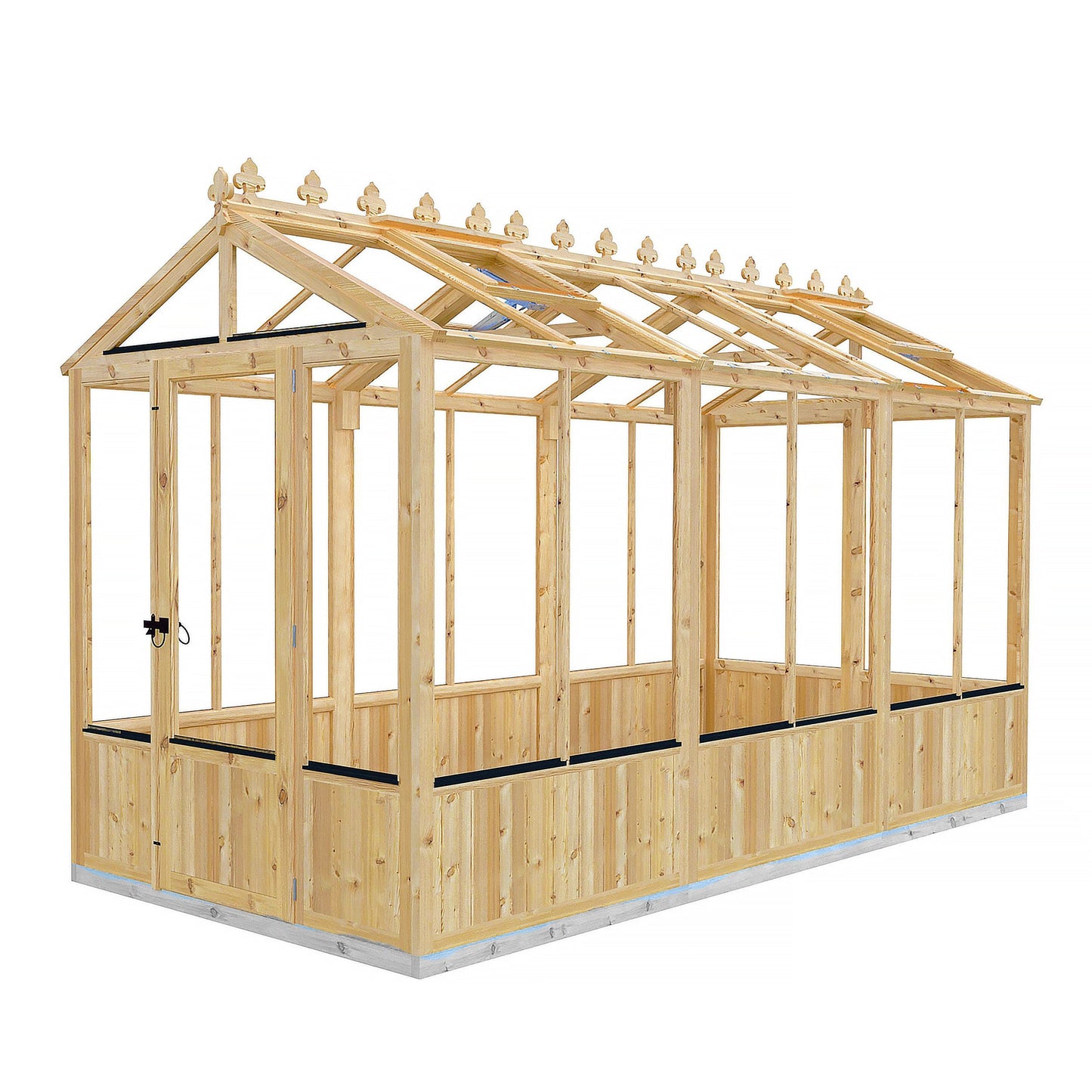 Shire Holkham 11' 8" x 6' 2" Apex Greenhouse - Premium Coated