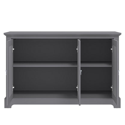 Honiton Large Sideboard Grey 3 Doors 2 Shelves