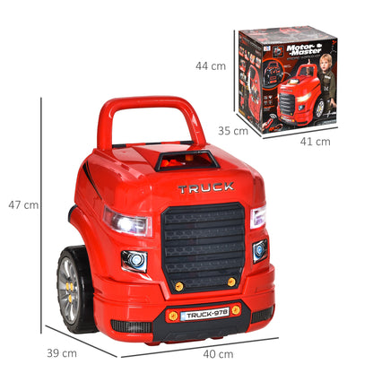 Kids Truck Engine Toy Set w/ Horn