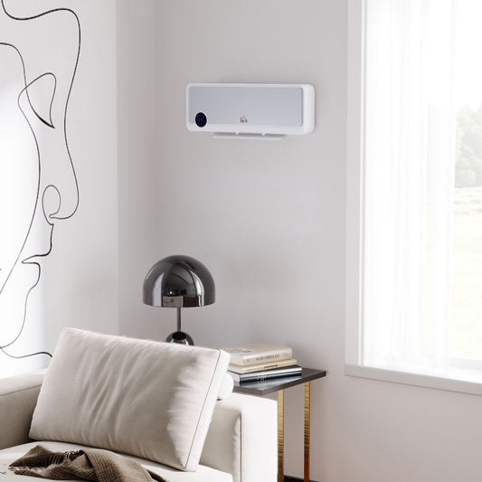 Wall Mounted Downflow Ceramic Heater with 12 Hour Timer