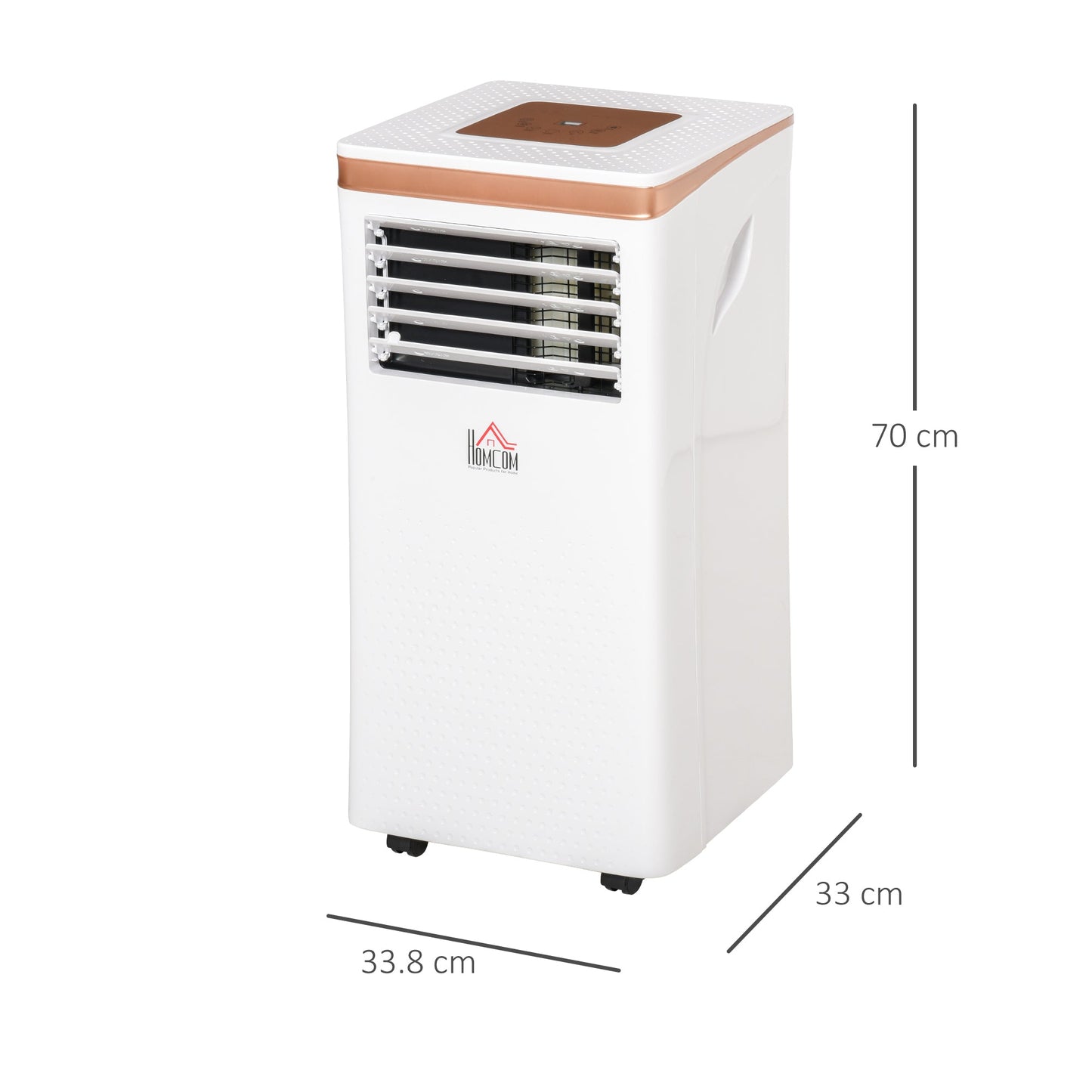 A Rated 9,000 BTU Portable Air Conditioner With Remote & 24 Hour Timer