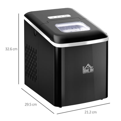 130W 2L 15 Minute Ice Machine Black