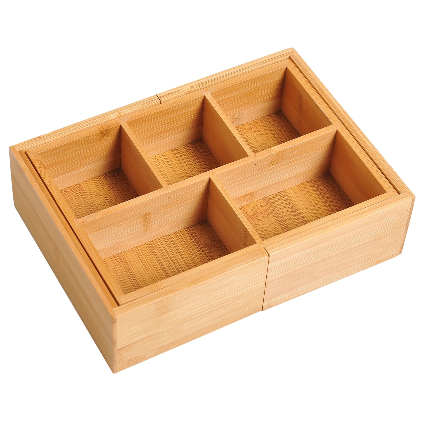 Extendable Drawer Organiser Tray Drawer Inserts Storage Holder Dividers 24.6-41cm