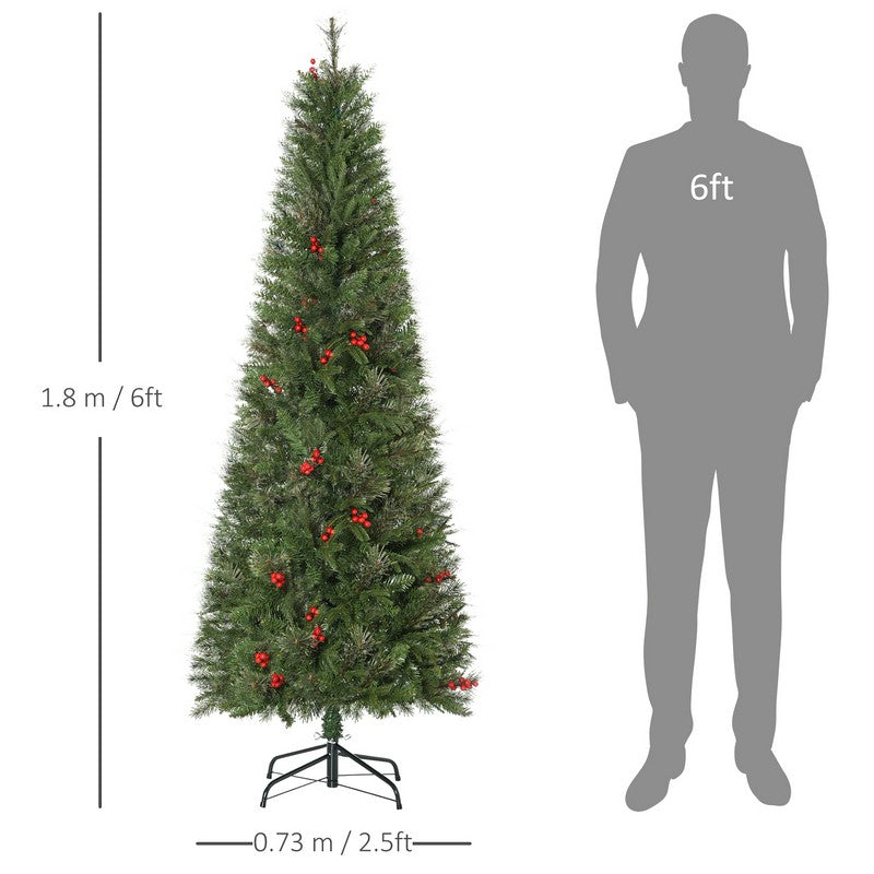 6ft Christmas Tree Artificial - 530 Tips