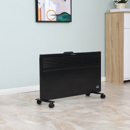 Convector Radiator Heater Freestanding or Wall-mounted w/ Adjustable Thermostat