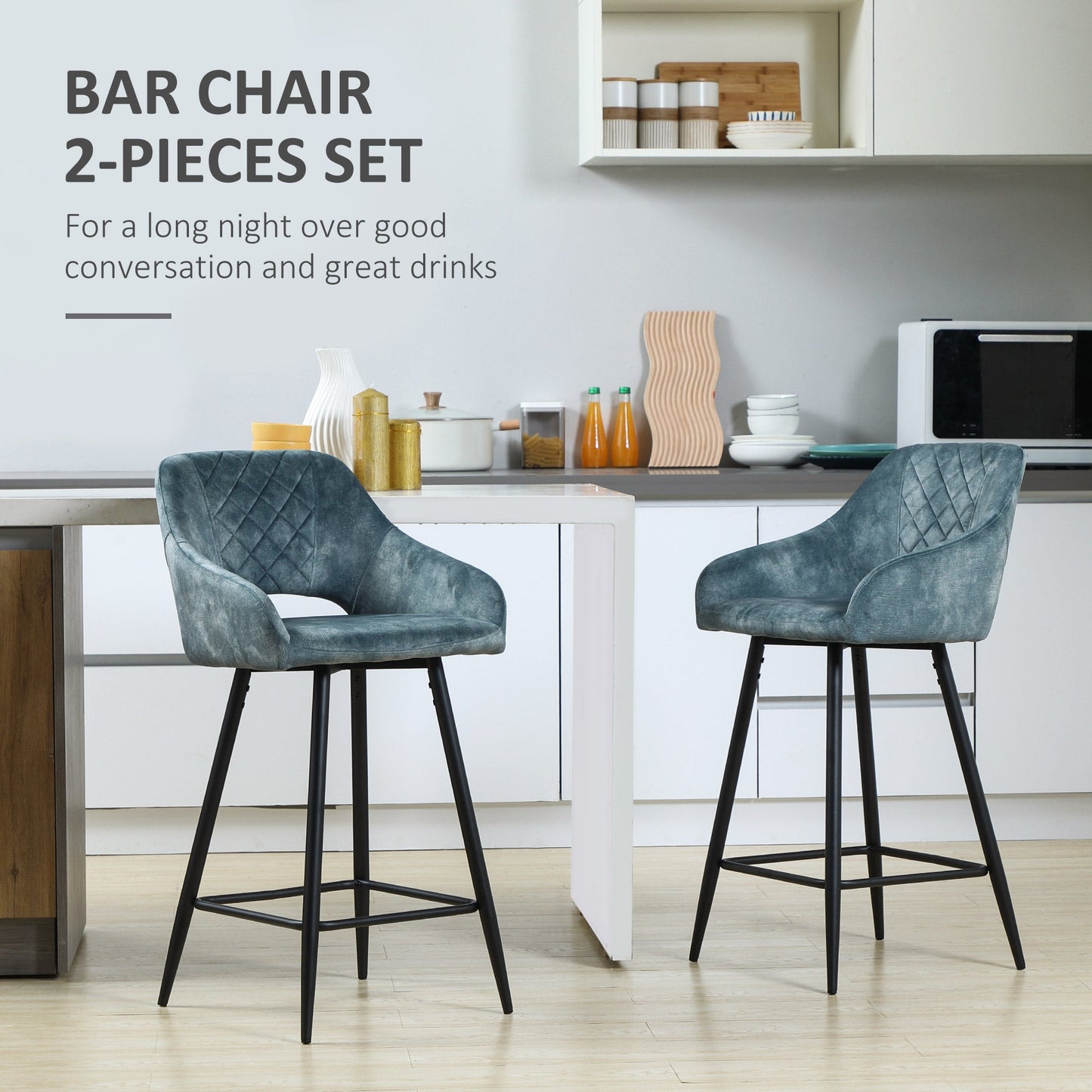 Bar Stools Set of 2