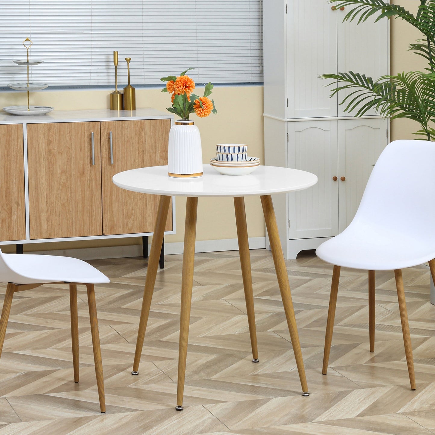 Homcom Modern Dining Table For 2 People