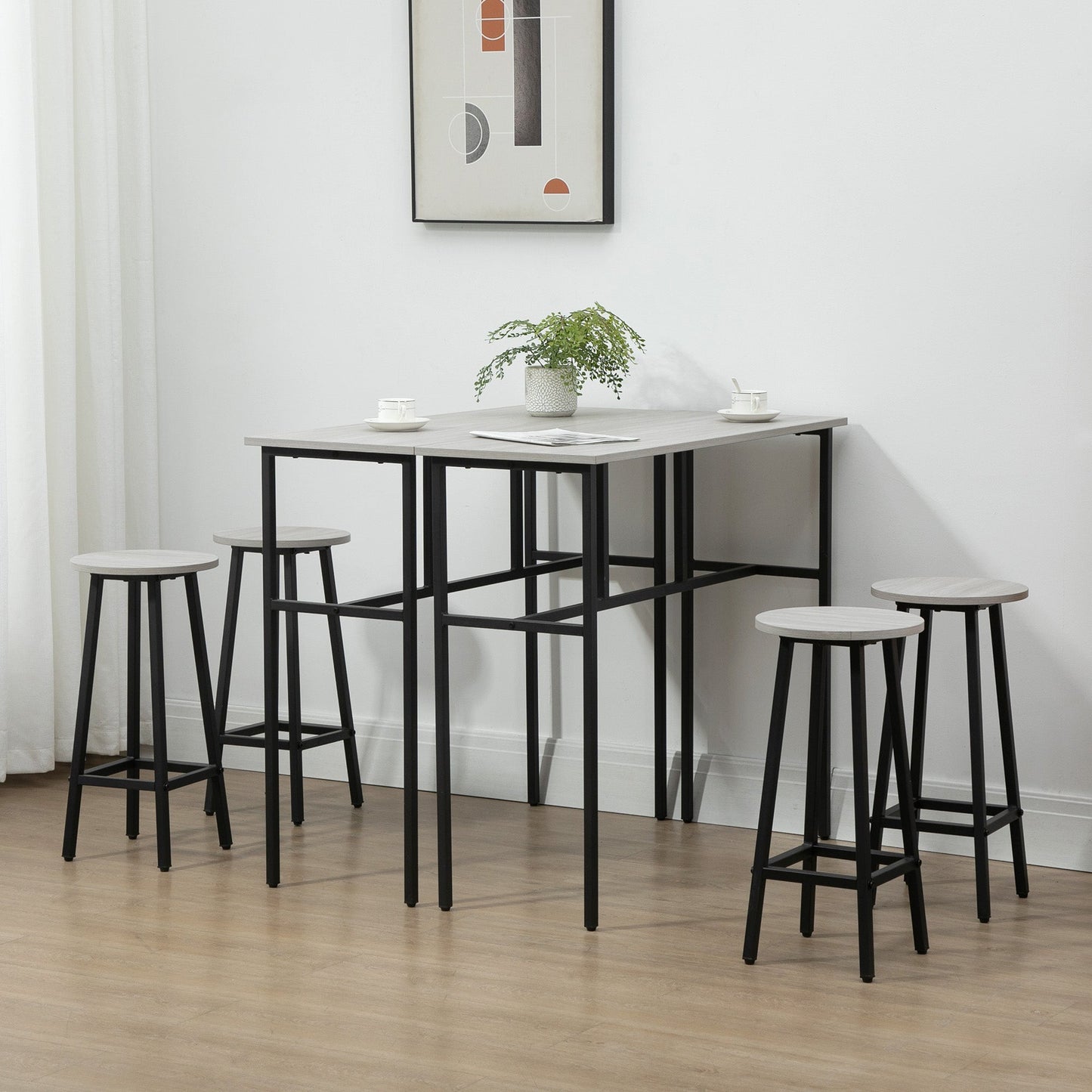 6-Piece Bar Table Set