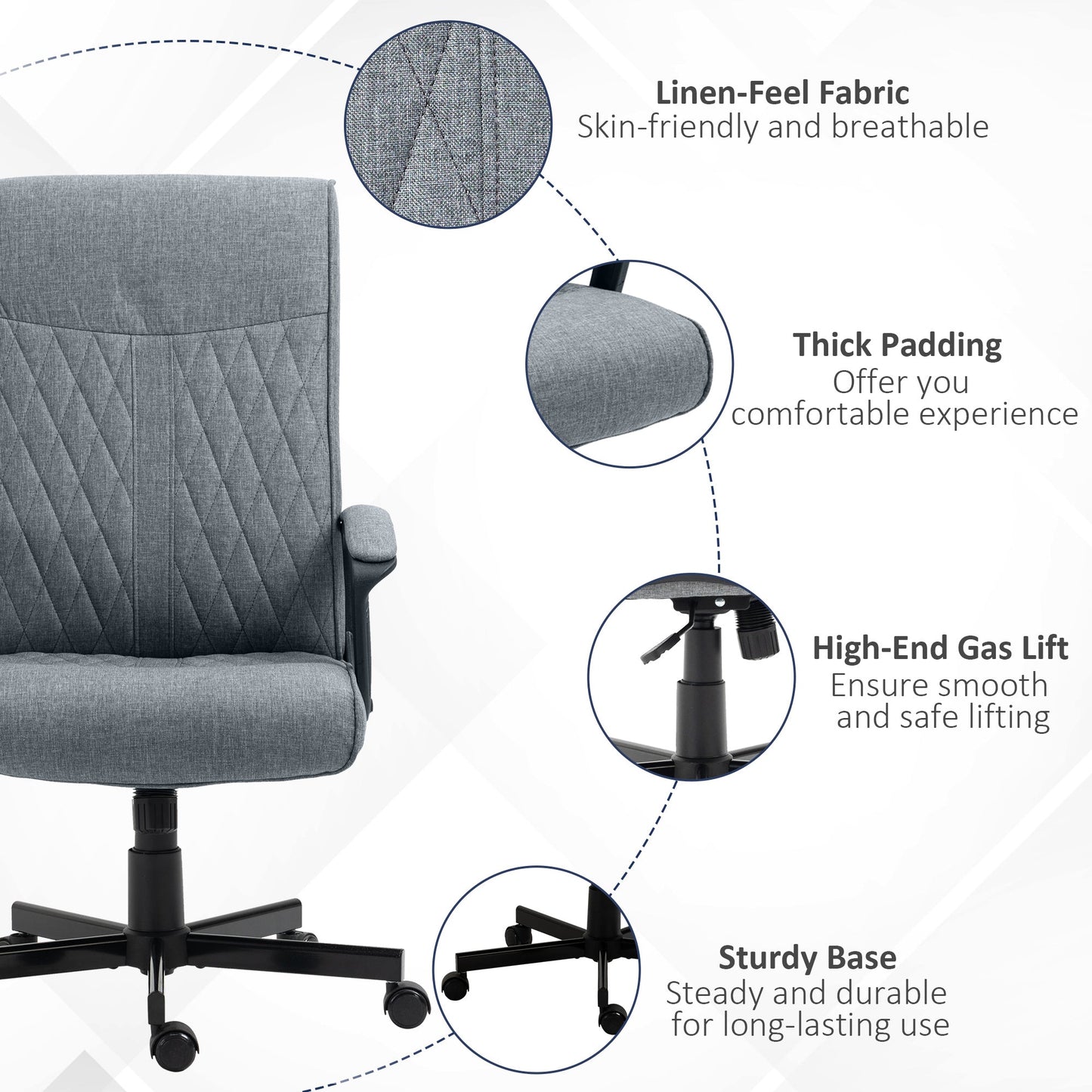 Vinsetto High-Back Home Office Chair