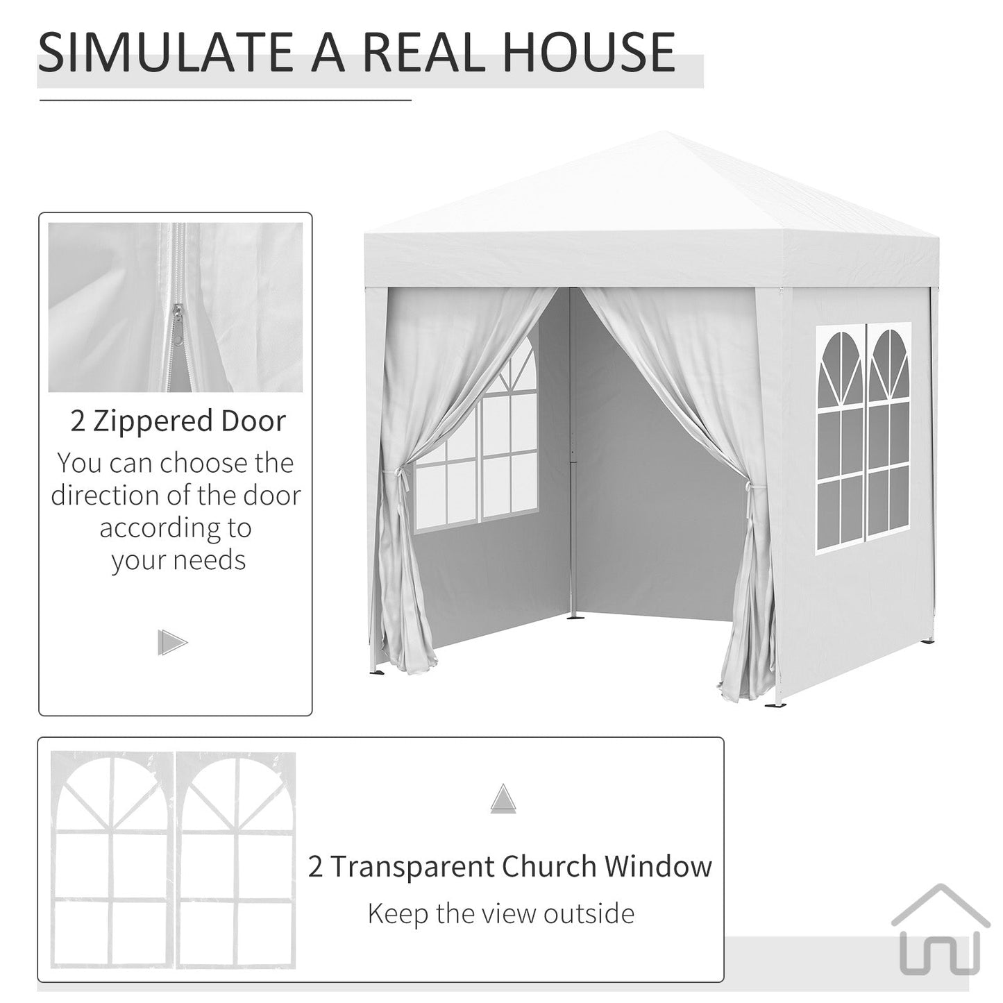 2 x 2M Pop Up Gazebo Canopy