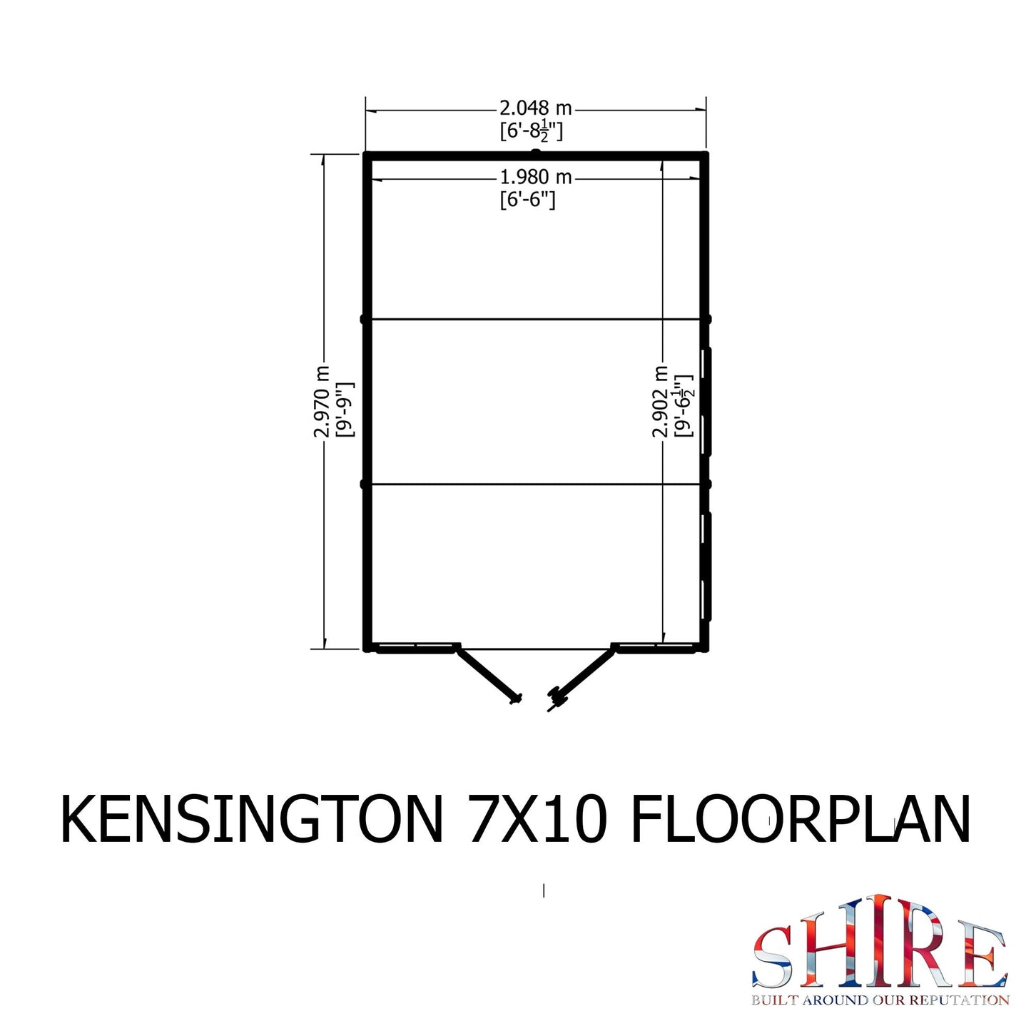 Shire Kensington Shiplap Garden Summerhouse 7' x 10'