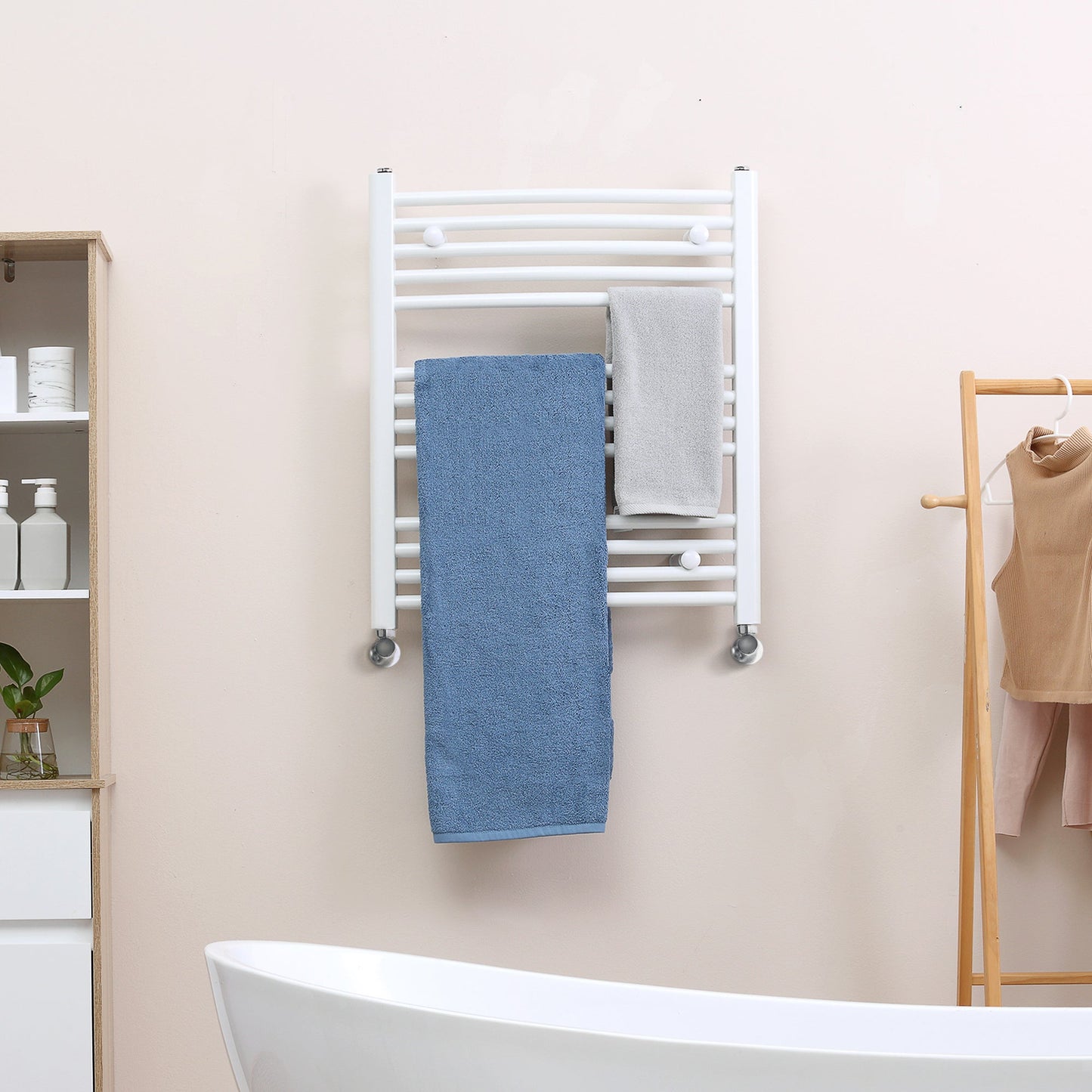 Curved Heated Towel Rail