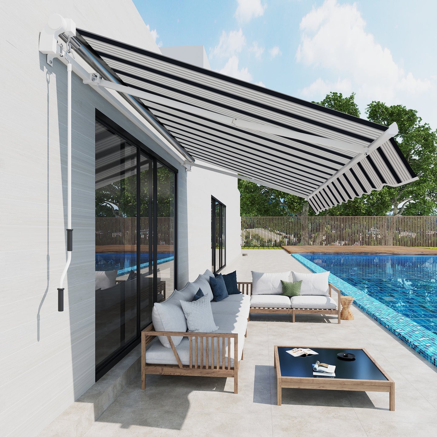 Manual Retractable Awning