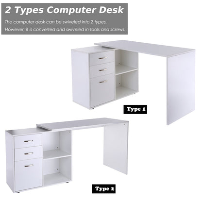 L-Shaped Computer Desk