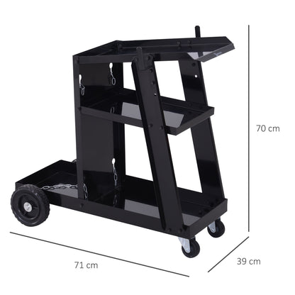 DURHAND Welding Cart for Tanks Gas Bottles