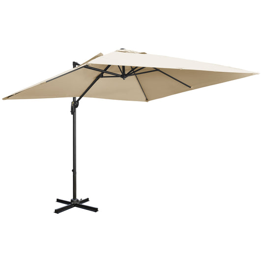 2.7m Square Overhanging Cantilever Umbrella