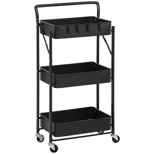 3 Tier Storage Trolley Cart