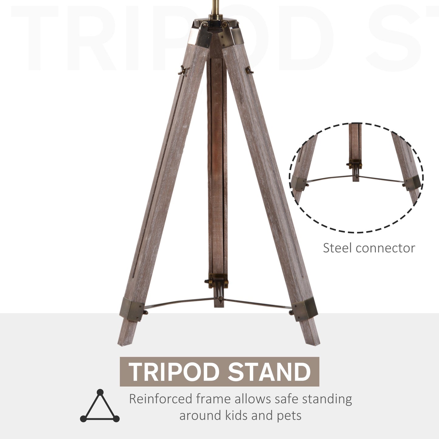 Vintage Tripod Floor Lamp