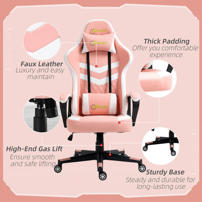 Vinsetto Racing Gaming Chair with Lumbar Support