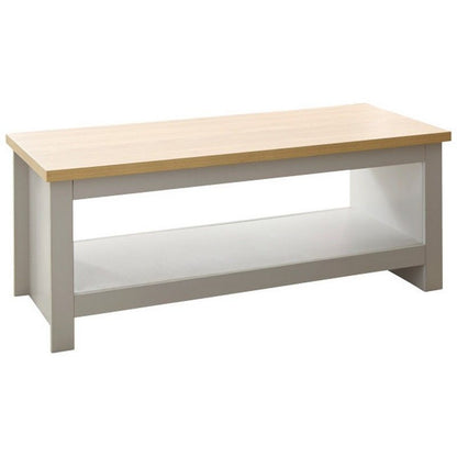 Lancaster Coffee Table Grey 1 Shelf