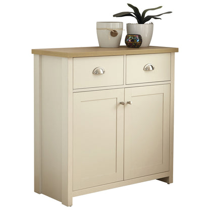 Lancaster Sideboard Cream 2 Doors 2 Drawers