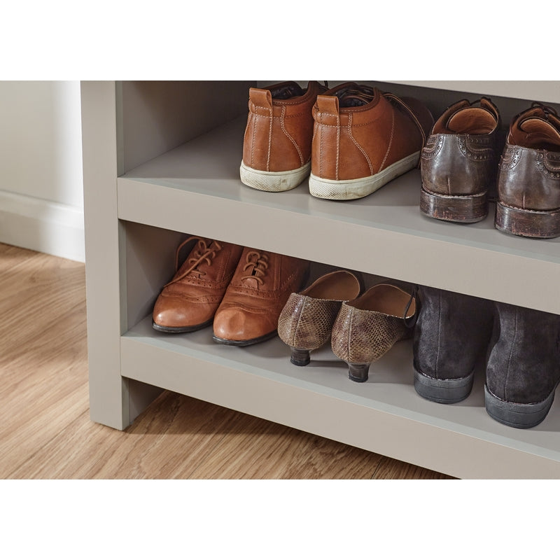 Lancaster Large Shoe Storage Grey 3 Shelves only 69.0