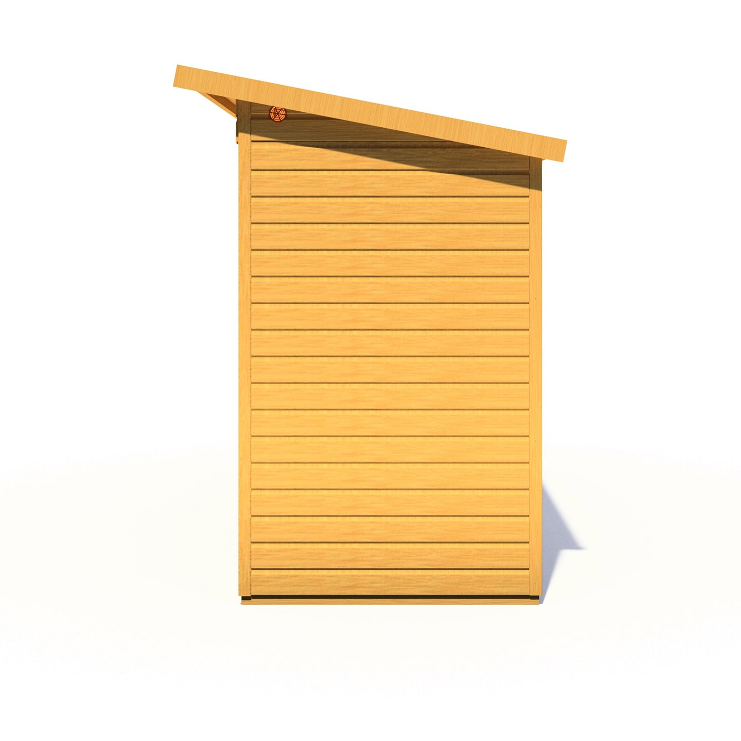 Shire Lela 4' 2" x 15' 7" Pent Summerhouse with Side Shed - Premium Dip Treated Shiplap