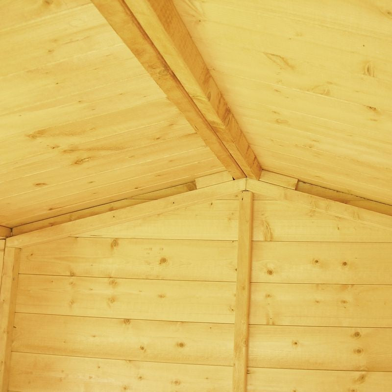 Shire Hi Spec 4' 4" x 6' 2" Apex Shed - Premium Dip Treated Shiplap