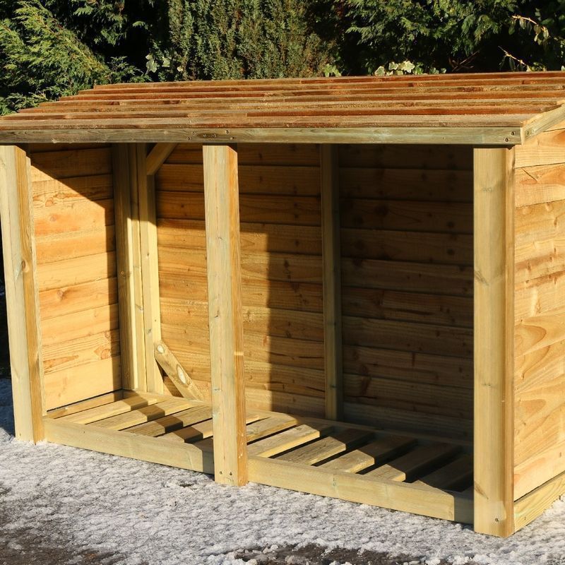 Essentials Garden Log Store by Churnet Valley