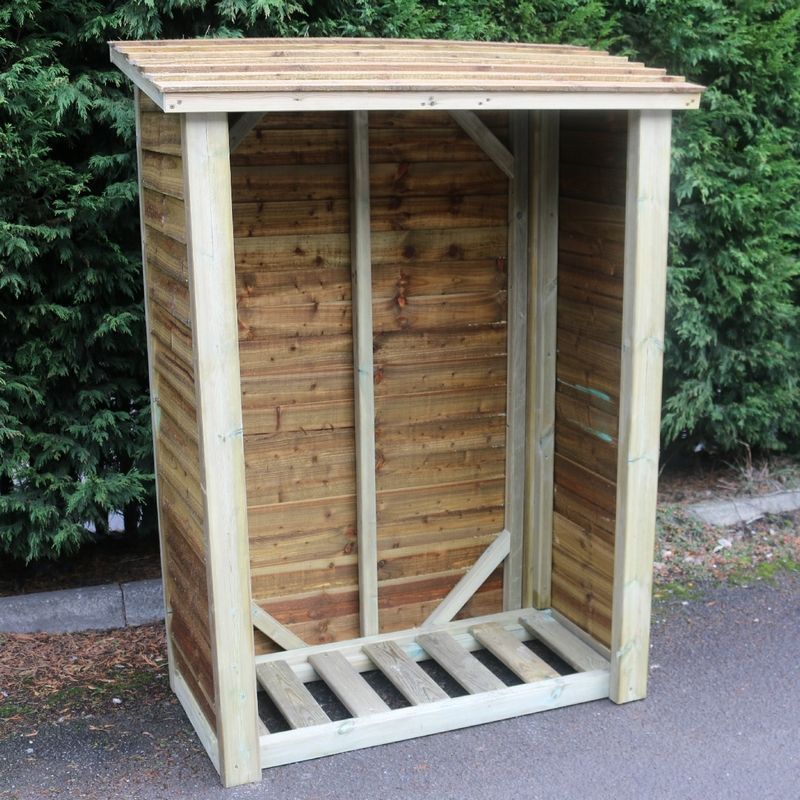 Essentials Garden Log Store by Churnet Valley