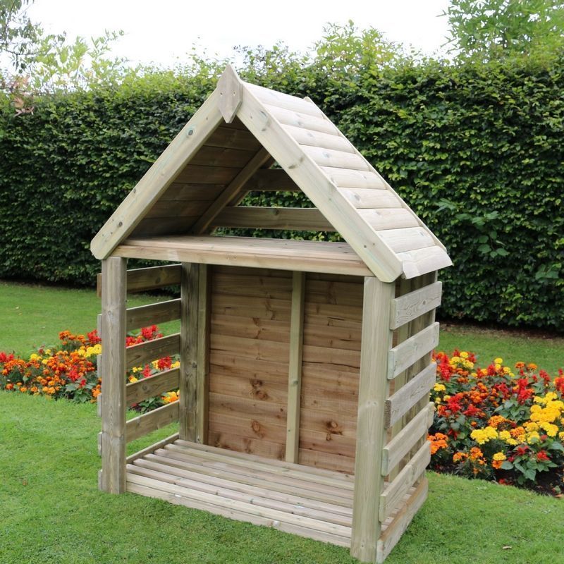 Gawsworth Garden Log Store by Churnet Valley