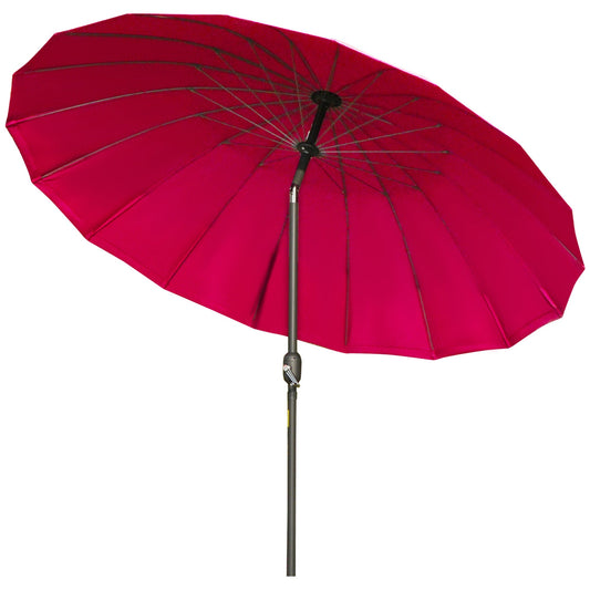 2.6m Shanghai Garden Parasol Umbrella with Crank & Tilt