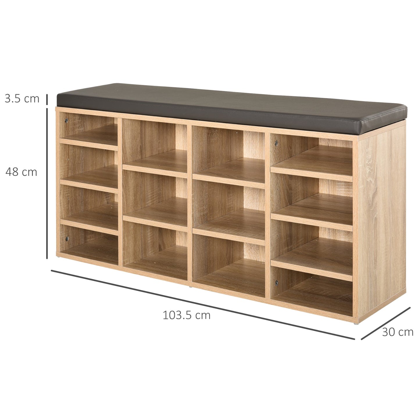 14-Shelf Shoe Storage Unit