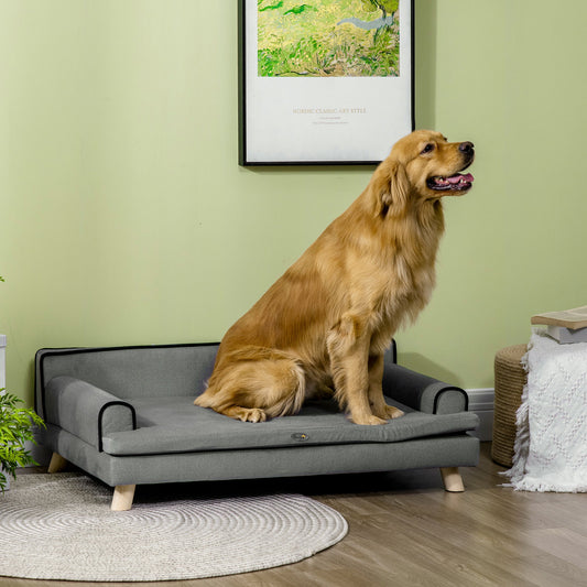 PawHut Dog Sofa with Legs Water-resistant Fabric