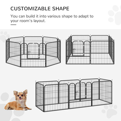 PawHut Heavy Duty Puppy Play Pen