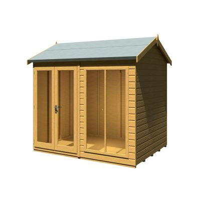 Shire Mayfield 5' 10" x 7' 9" Reverse Apex Summerhouse - Premium Dip Treated Shiplap