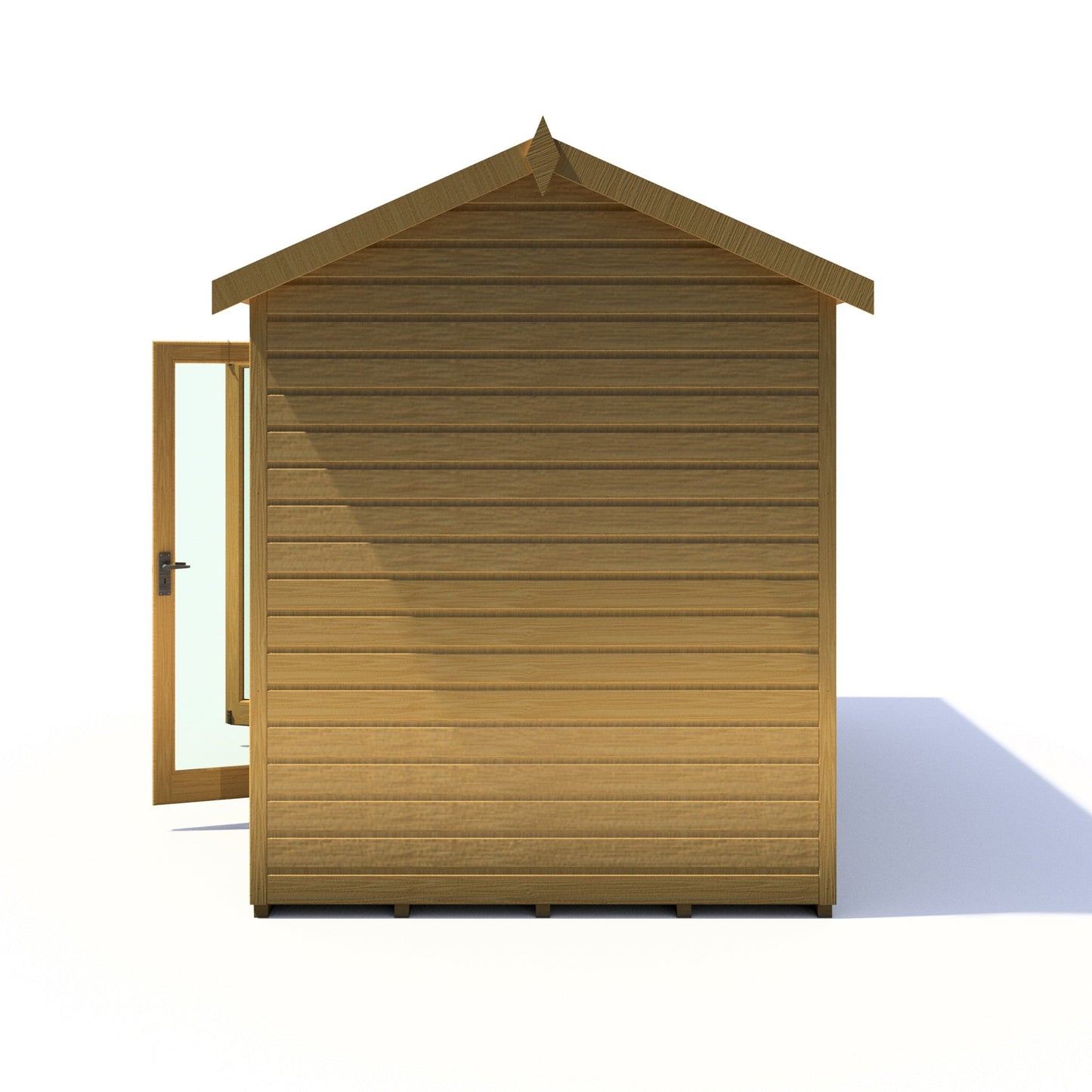 Shire Mayfield 5' 10" x 11' 8" Reverse Apex Summerhouse - Premium Dip Treated Shiplap