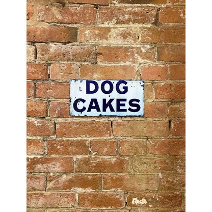 Dog Cakes Sign Metal Wall Mounted - 30cm