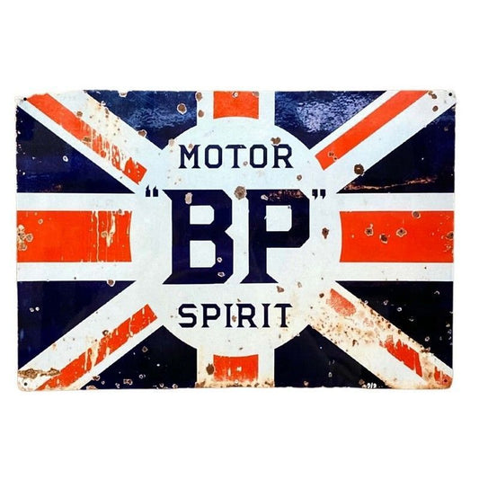 Bp Motor Spirit Sign Metal Wall Mounted - 41cm