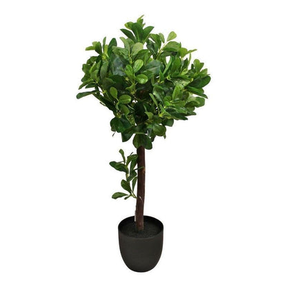 Tung Oil Ball Tree Artificial Plant Green - 75cm