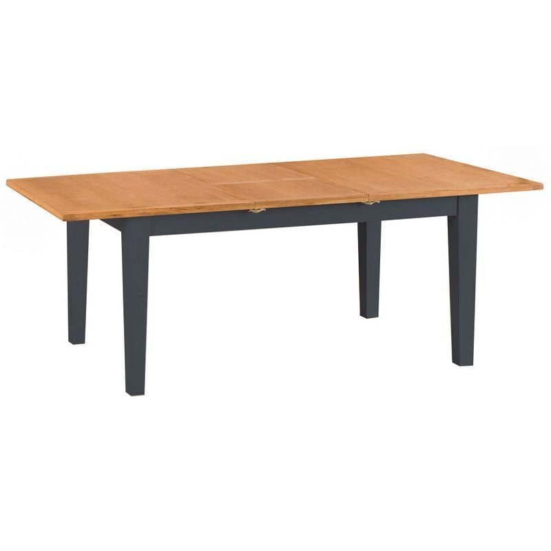 Aurora Midnight Extending Dining Table Oak 120cm