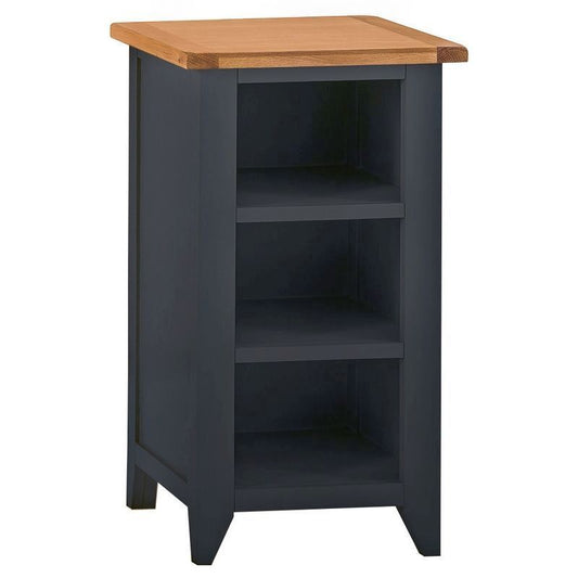 Aurora Midnight Bookcase Oak 3 Shelves