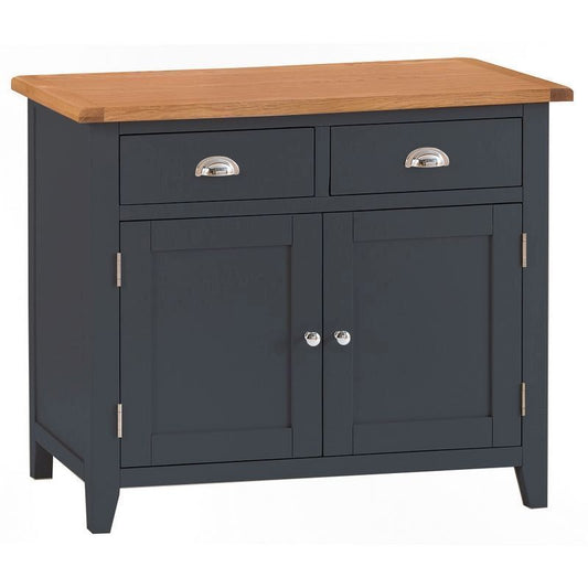 Aurora Midnight Sideboard Oak 2 Doors 2 Drawers