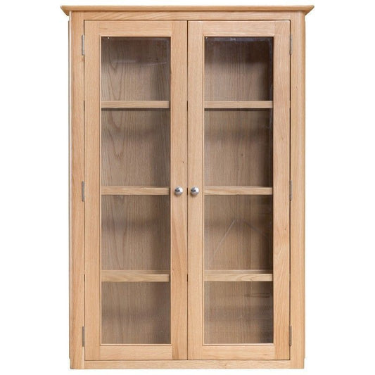 Bayview Dresser Top Oak 2 Door 4 Shelf With Lights