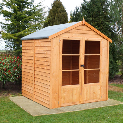 Shire Oatland 6' x 6' 1" Apex Summerhouse - Budget Dip Treated Overlap