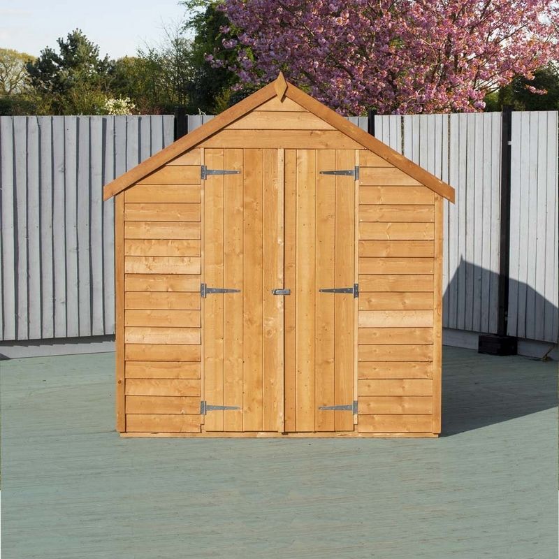 Shire Cromer 6' 5" x 8' 1" Apex Shed - Premium Pressure Treated Overlap