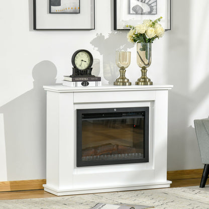 Homcom Electric Fireplace Suite with Remote Control