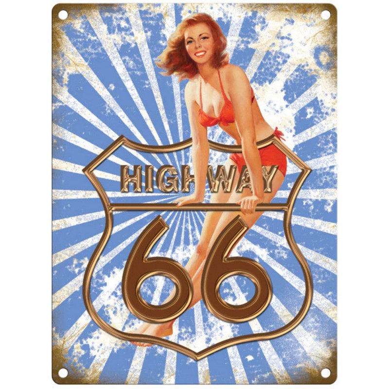 Highway 67 Sign Metal Wall Mounted - 45cm